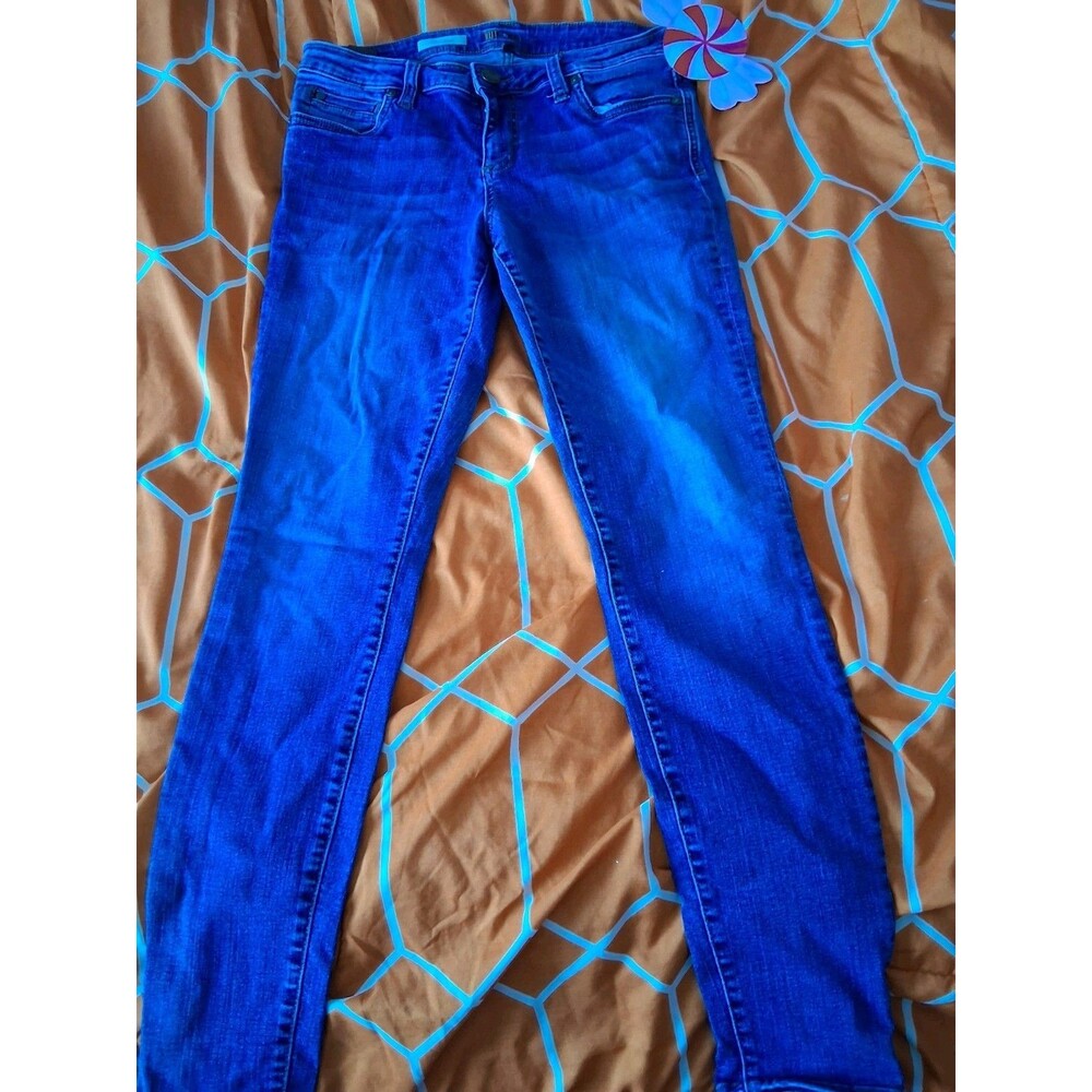 KUT from the Kloth Blue Denim Skinny Solid Women's Blue Jeans 9